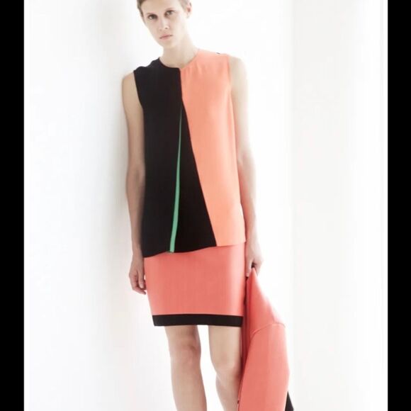 Cedric Charlier Runway Colorblock Top - Picture 1 of 12